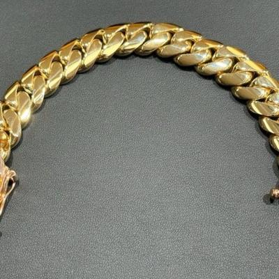 10 k gold bracelet 9 in