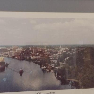 Photograph of Wilmington, NC- Framed Under Glass- Approx 25 3/4" x 19 1/2"
