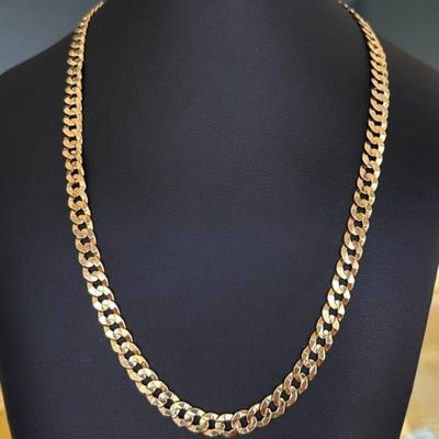 14 k gold chain 24 in