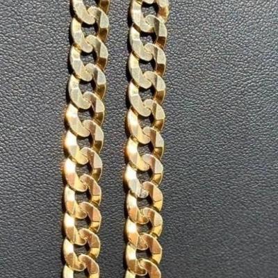 14 k gold chain 24 in