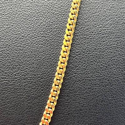 14 k gold chain 22 in