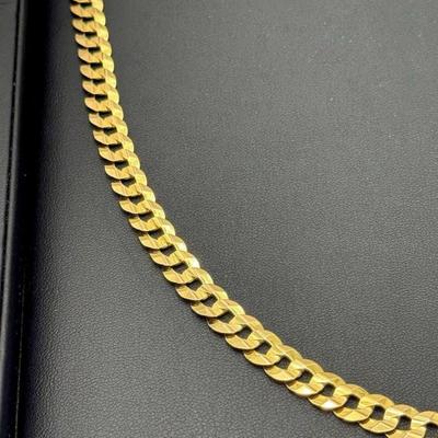 14vk gold chain 24 in