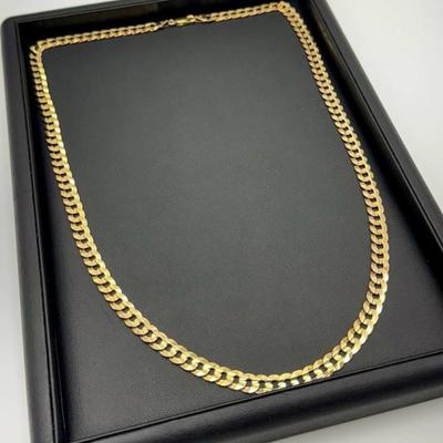 14vk gold chain 24 in