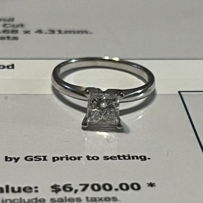 14 k gold diamond ring