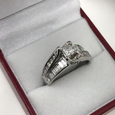 14 k gold diamond ring