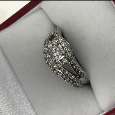 14 k gold diamond ring