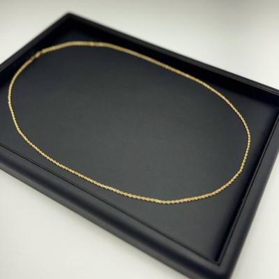 14 k gold chain 20 in