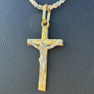 14 k gold chain 22 in