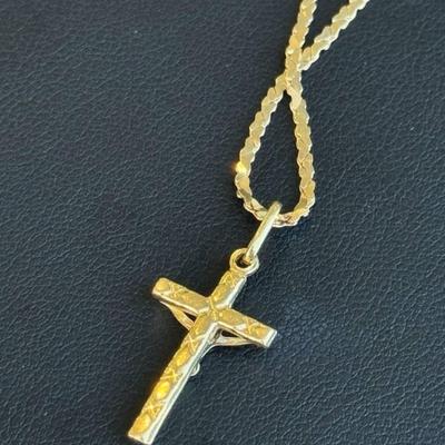 14 k gold chain 22 in