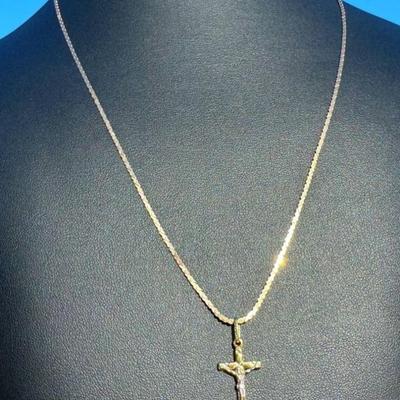 14 k gold chain 22 in