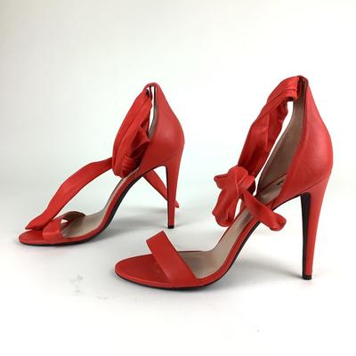 105 OFF-WHITE Red Leather Shoes Size 41
