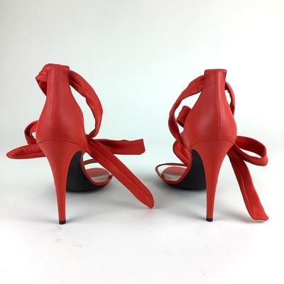 105 OFF-WHITE Red Leather Shoes Size 41