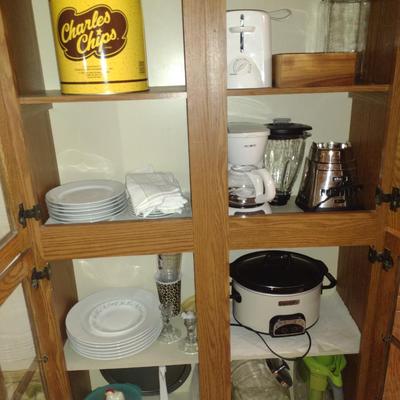 Assorted Kitchen Ware- Dishes, Drink Ware, Small Appliances, Utensils, etc