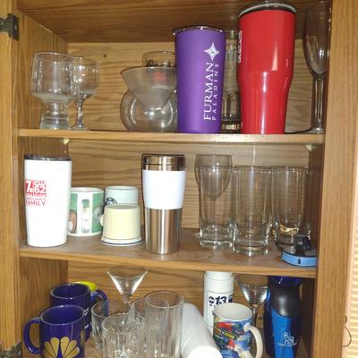 Assorted Kitchen Ware- Dishes, Drink Ware, Small Appliances, Utensils, etc