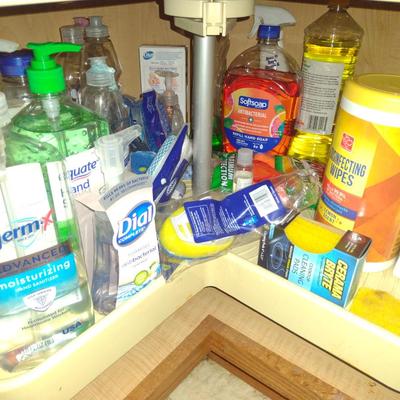Assorted Household Cleaners