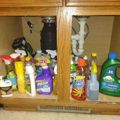 Assorted Household Cleaners