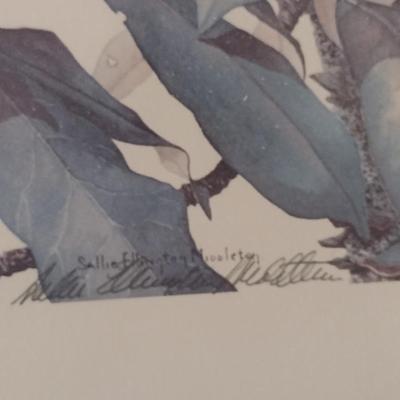 Pileated Woodpecker by Sallie Ellington Middleton- Signed by Artist- Approx 26 1/2" x 34"