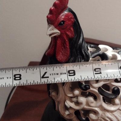 Rooster Design Accent Lamp- Approx 6 1/2" Tall