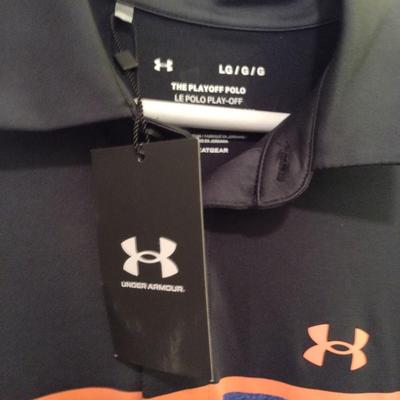 Pair of Under Armour Short Sleeve Men's Shirts- Size Large- New with Tags