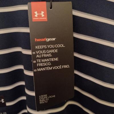 Pair of Under Armour Short Sleeve Men's Shirts- Size Large- New with Tags