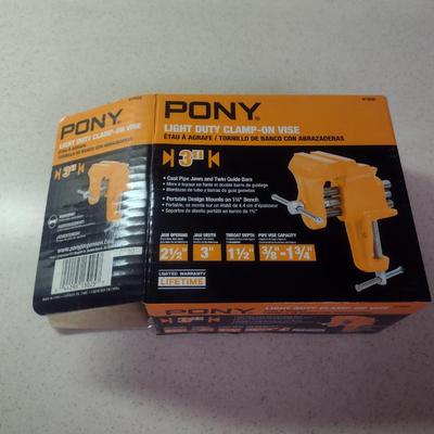 Pony Light Duty Clamp-On Vise- 3 Inch