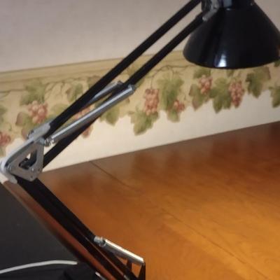 Ledu Brand Metal Clamp-On Lamp- Adjustable Height