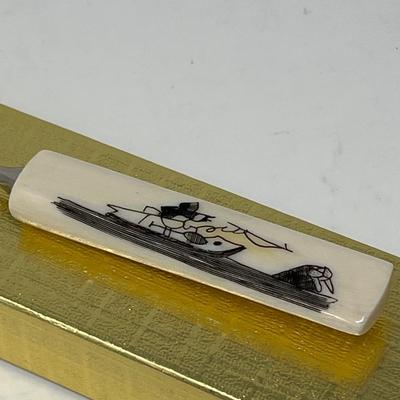 Trio of Vintage Letter Openers Bone Handle