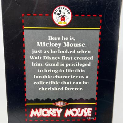 Gund Antique Minnie & Mickey Mouse (Box) & Schmid Mickey’s Toy Chest Music Box
