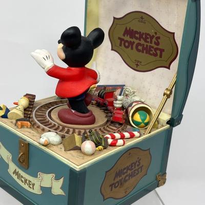 Gund Antique Minnie & Mickey Mouse (Box) & Schmid Mickey’s Toy Chest Music Box