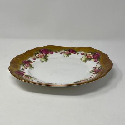 Golden Rose Royal Chelsea Bone China Plates