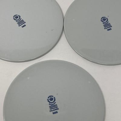 Blue and White Bing & Grondahl Trinket Trays and Trivets