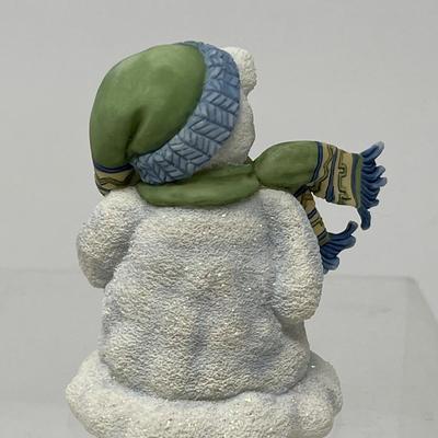 Cherished Teddies Snow Bear & Annette and Pop Imports Flower Shop