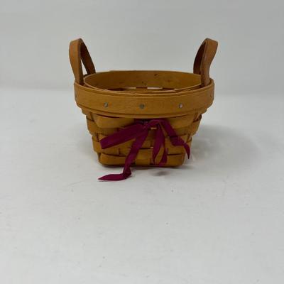 Two 4” x 4” Longaberger Baskets