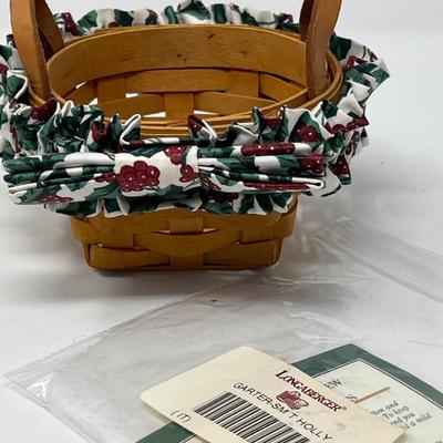 Two 4” x 4” Longaberger Baskets