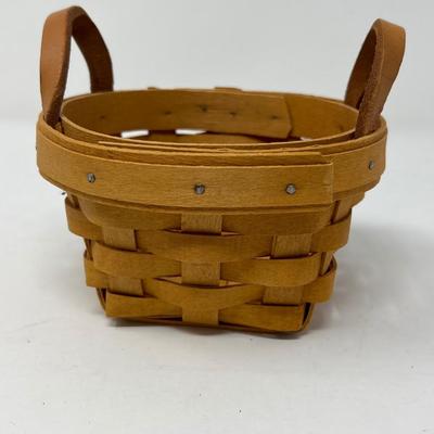 Two 4” x 4” Longaberger Baskets