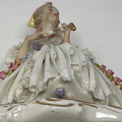 Dresden & Muller Lace Victorian Porcelain Figures and More