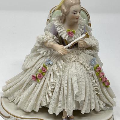 Dresden & Muller Lace Victorian Porcelain Figures and More