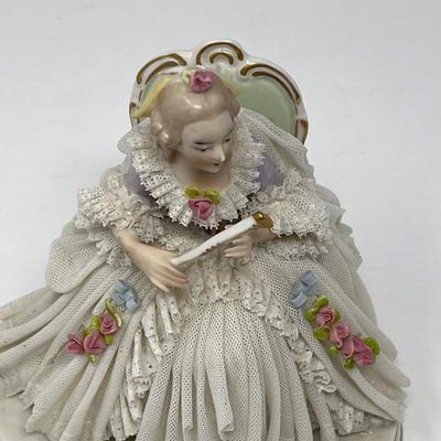 Dresden & Muller Lace Victorian Porcelain Figures and More