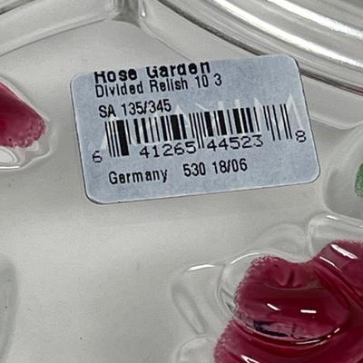 Celebrations Rose Garden Footed Relish Mikasa Platter