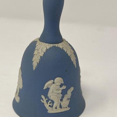 Vintage Holiday Figure, Wedgewood Bell & Home Decor