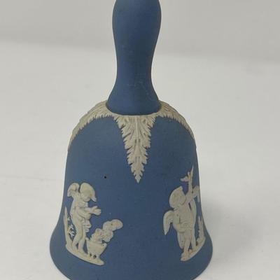 Vintage Holiday Figure, Wedgewood Bell & Home Decor