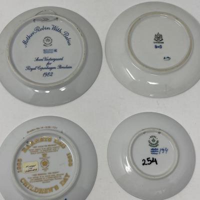 Blue Porcelain Collector Plates - Delft, Royal Copenhagen, B&G