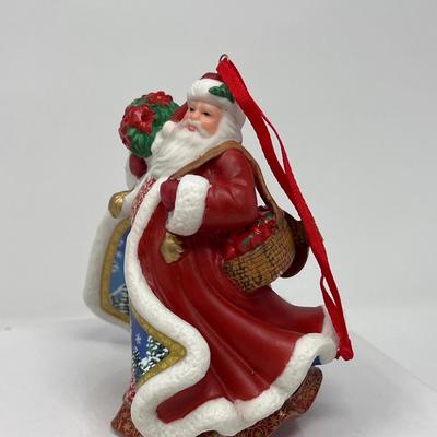 2007 Danbury Mint Santa Ornament