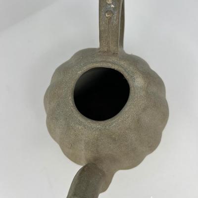 Rustic Clay Pumpkin Teapot