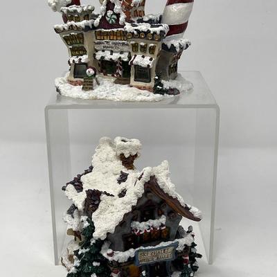 2002 Boyds Villages Kringle’s Confectionary & Mooselfluff’s Ski Chalet