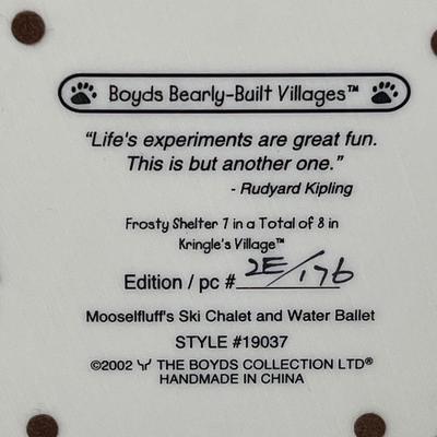 2002 Boyds Villages Kringle’s Confectionary & Mooselfluff’s Ski Chalet