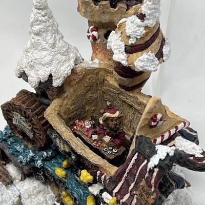 Boyds Bearly Built Hoofer Hall Reindeer Dorm & Elves B Us Workshop Village Houses