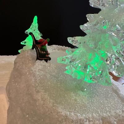 RARE Department 56 North Pole Series Animated & Lighted Skating Pond