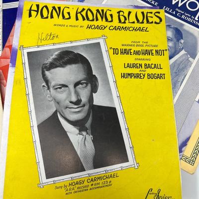 Old Piano Single Sheet & Christmas Music Books