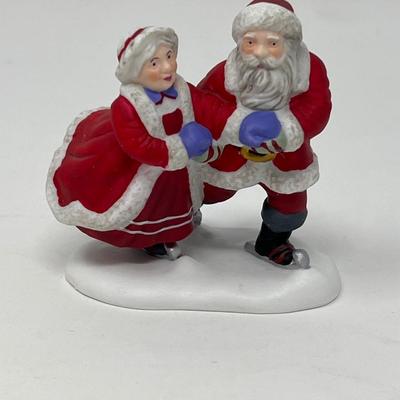 1990s Department 56 Peppermint Skating Party North Pole Series